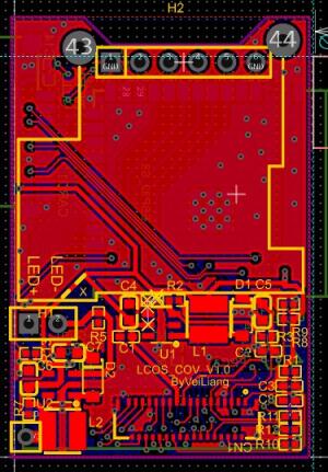 LCOS小投影 Hx7033驱动板电路图