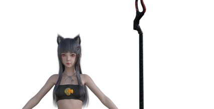 猫耳小美女3d模型下载 3dmax 3damx动画 动画 模型 第2张